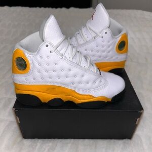 Air Jordan 13 White/University Red-Del Sol